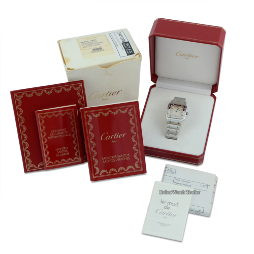 Cartier Santos Galbée 1564 Complete Set 1996 with original till receipt Immediate Dispatch or Collection For Sale Available Purchase Buy Online with Part Exchange or Direct Sale Manchester North West England UK Great Britain Buy Today Free Next Day Delivery Warranty Luxury Watch Watches