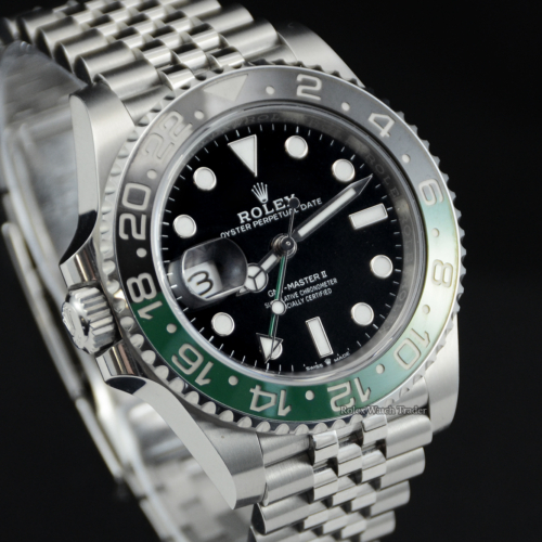 Rolex GMT-Master II 126720VTNR Jubilee Sprite 12/2023 Immediate Dispatch or Collection For Sale Available Purchase Buy Online with Part Exchange or Direct Sale Manchester North West England UK Great Britain Buy Today Free Next Day Delivery Warranty Luxury Watch Watches