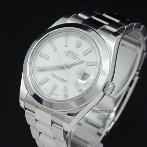 Rolex Datejust II 116300 White Dial For Sale Available Purchase Buy Online with Part Exchange or Direct Sale Manchester North West England UK Great Britain Buy Today Free Next Day Delivery Warranty Luxury Watch Watches