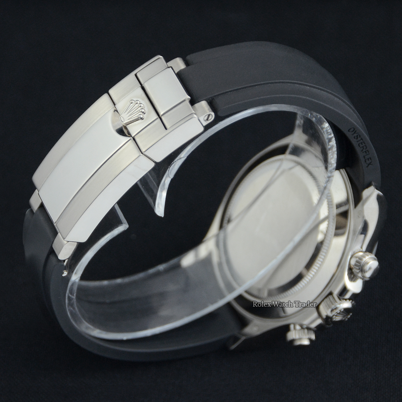 Clasp & bracelet detail Rolex Daytona 116519LN "Ghost" 2021 | Immediate Dispatch or Collection For Sale Available Purchase Buy Online with Part Exchange or Direct Sale Manchester North West England UK Great Britain Buy Today Free Next Day Delivery Warranty Luxury Watch Watches