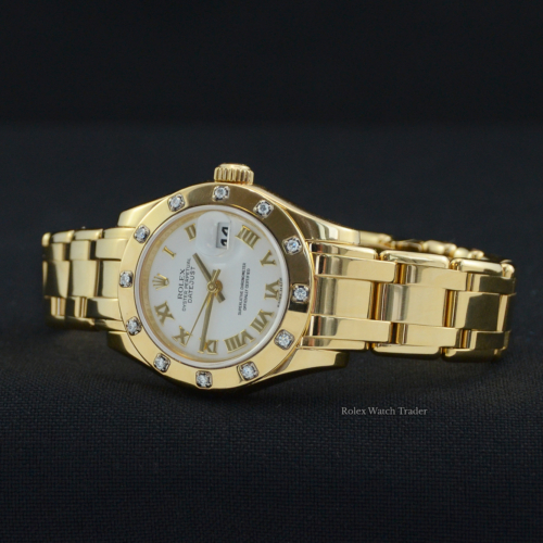 Rolex Pearlmaster Lady-Datejust Pearlmaster 80318 Box and Paper 2010 Immediate Dispatch or Collection For Sale Available Purchase Buy Online with Part Exchange or Direct Sale Manchester North West England UK Great Britain Buy Today Free Next Day Delivery Warranty Luxury Watch Watches