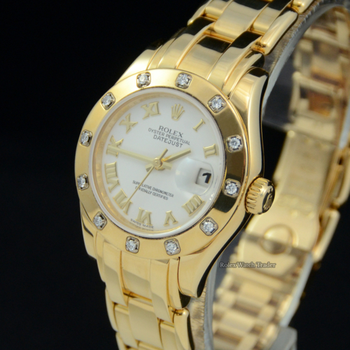 Rolex Pearlmaster Lady-Datejust Pearlmaster 80318 Box and Paper 2010 Immediate Dispatch or Collection For Sale Available Purchase Buy Online with Part Exchange or Direct Sale Manchester North West England UK Great Britain Buy Today Free Next Day Delivery Warranty Luxury Watch Watches