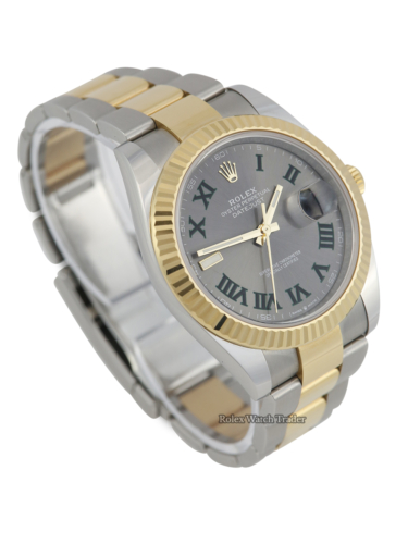 Rolex Datejust 41 126333 Bi-Metal Wimbledon Dial For Sale Available Purchase Buy Online with Part Exchange or Direct Sale Manchester North West England UK Great Britain Buy Today Free Next Day Delivery Warranty Luxury Watch Watches