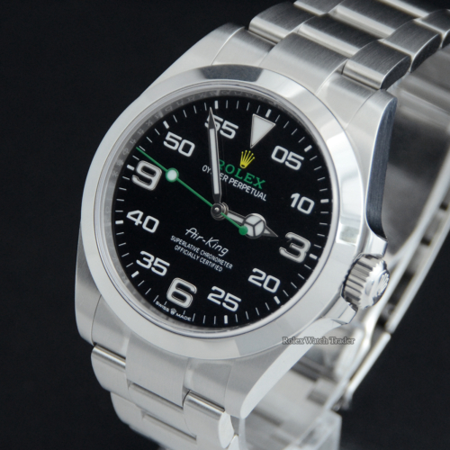 Rolex Air King 126900 | April 2024 | Full Set | Till Receipt | Unworn | Unsized For Sale Available Purchase Buy Online with Part Exchange or Direct Sale Manchester North West England UK Great Britain Buy Today Free Next Day Delivery Warranty Luxury Watch Watches