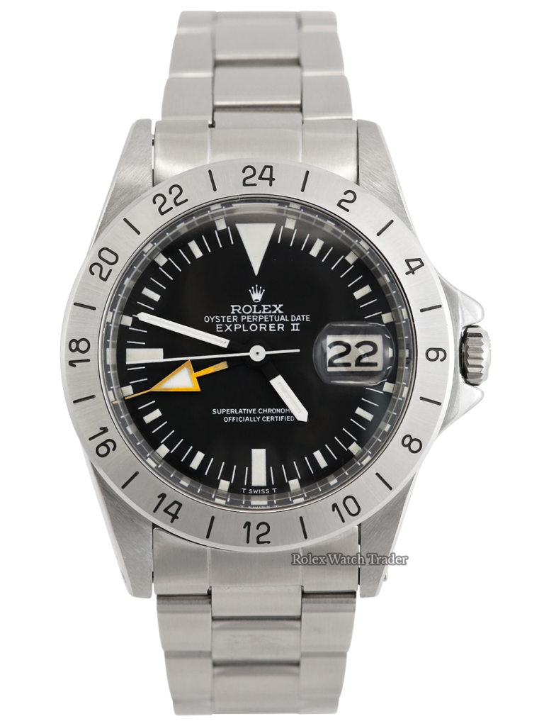 Rolex Explorer II 1655 | Serviced by Rolex Unworn Since For Sale Available Purchase Buy Online with Part Exchange or Direct Sale Manchester North West England UK Great Britain Buy Today Free Next Day Delivery Warranty Luxury Watch Watches