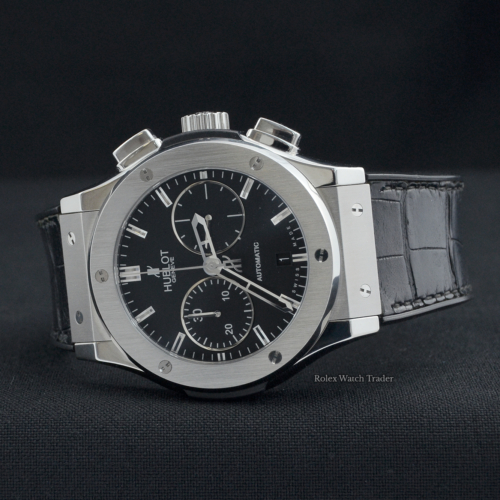 Hublot Classic Fusion Chronograph Hublot Service Unworn Since | Immediate Dispatch/Collection For Sale Available Purchase Buy Online with Part Exchange or Direct Sale Manchester North West England UK Great Britain Buy Today Free Next Day Delivery Warranty Luxury Watch Watches