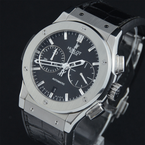 Hublot Classic Fusion Chronograph Hublot Service Unworn Since | Immediate Dispatch/Collection For Sale Available Purchase Buy Online with Part Exchange or Direct Sale Manchester North West England UK Great Britain Buy Today Free Next Day Delivery Warranty Luxury Watch Watches