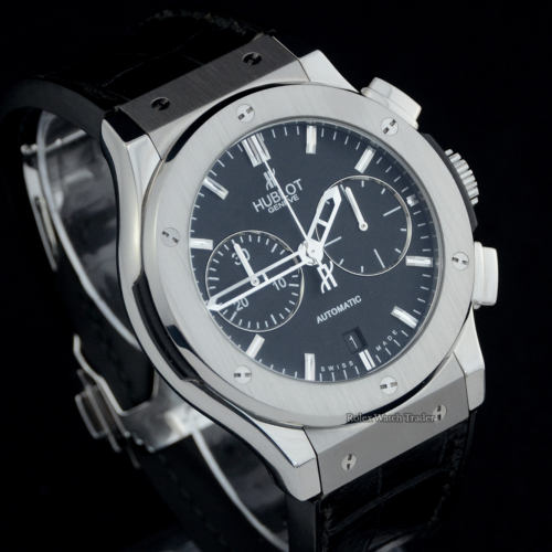Hublot Classic Fusion Chronograph Hublot Service Unworn Since | Immediate Dispatch/Collection For Sale Available Purchase Buy Online with Part Exchange or Direct Sale Manchester North West England UK Great Britain Buy Today Free Next Day Delivery Warranty Luxury Watch Watches