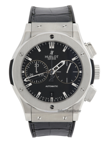 Hublot Classic Fusion Chronograph Hublot Service Unworn Since | Immediate Dispatch/Collection For Sale Available Purchase Buy Online with Part Exchange or Direct Sale Manchester North West England UK Great Britain Buy Today Free Next Day Delivery Warranty Luxury Watch Watches