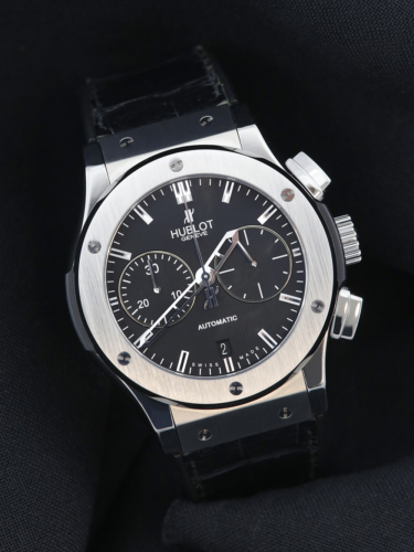 Hublot Classic Fusion Chronograph Hublot Service Unworn Since | Immediate Dispatch/Collection For Sale Available Purchase Buy Online with Part Exchange or Direct Sale Manchester North West England UK Great Britain Buy Today Free Next Day Delivery Warranty Luxury Watch Watches
