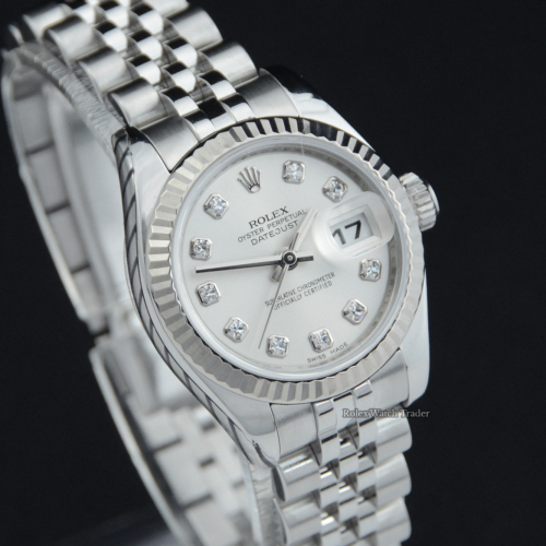 Rolex Lady-Datejust 179174 | Serviced by Rolex Unworn Since | Immediate Dispatch or Collection For Sale Available Purchase Buy Online with Part Exchange or Direct Sale Manchester North West England UK Great Britain Buy Today Free Next Day Delivery Warranty Luxury Watch Watches
