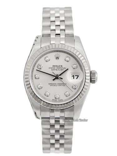 Rolex Lady-Datejust 179174 | Serviced by Rolex Unworn Since | Immediate Dispatch or Collection For Sale Available Purchase Buy Online with Part Exchange or Direct Sale Manchester North West England UK Great Britain Buy Today Free Next Day Delivery Warranty Luxury Watch Watches