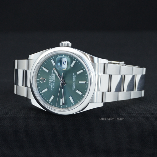 Rolex Datejust 36 126200 | Green Dial | Unworn 2023 For Sale Available Purchase Buy Online with Part Exchange or Direct Sale Manchester North West England UK Great Britain Buy Today Free Next Day Delivery Warranty Luxury Watch Watches