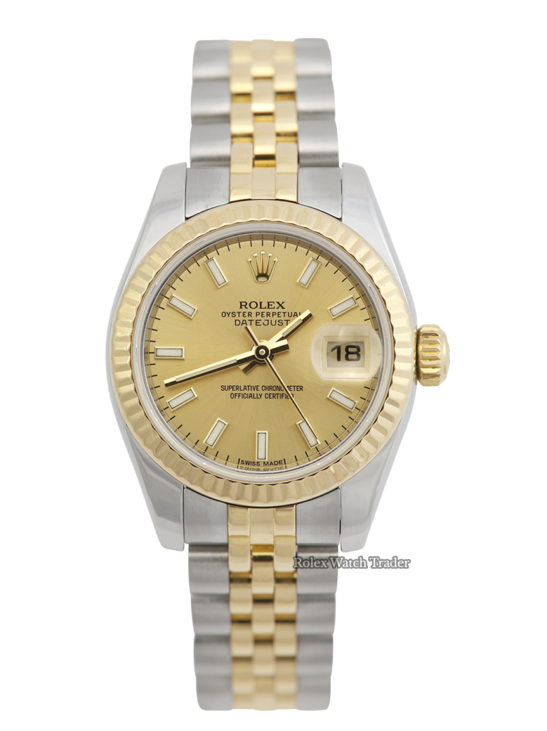 Rolex Lady-Datejust 179173 | Bi-Met Jubilee Champ Baton | Instant Dispatch or Collection For Sale Available Purchase Buy Online with Part Exchange or Direct Sale Manchester North West England UK Great Britain Buy Today Free Next Day Delivery Warranty Luxury Watch Watches