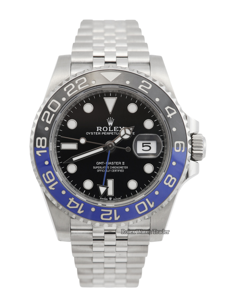 Rolex GMT-Master II 126710BLNR "Batgirl" | 2023 Full Set | Instant Dispatch or Collection For Sale Available Purchase Buy Online with Part Exchange or Direct Sale Manchester North West England UK Great Britain Buy Today Free Next Day Delivery Warranty Luxury Watch Watches
