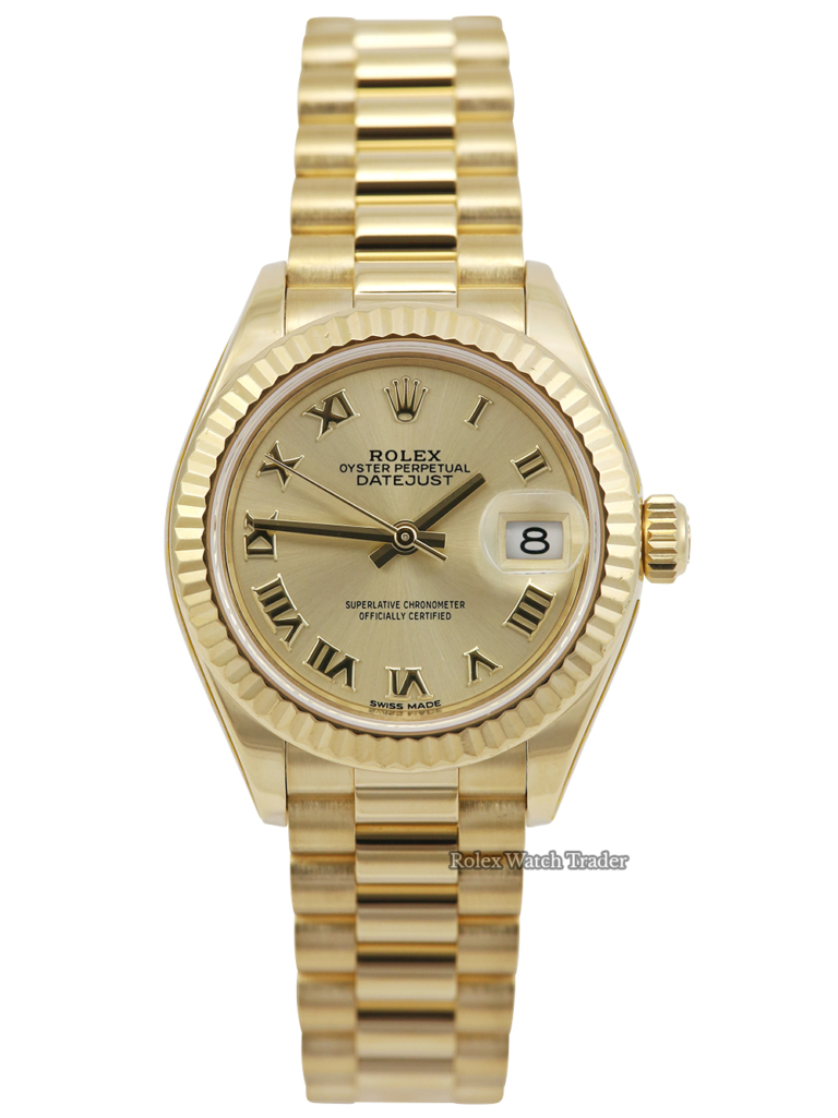 Rolex Lady-Datejust 279178 | Serviced by Rolex Unworn Since For Sale Available Purchase Buy Online with Part Exchange or Direct Sale Manchester North West England UK Great Britain Buy Today Free Next Day Delivery Warranty Luxury Watch Watches