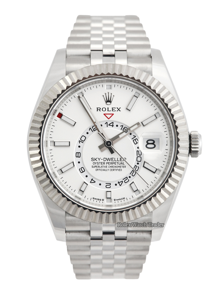 Rolex Sky-Dweller 336934 | White Dial For Sale Available Purchase Buy Online with Part Exchange or Direct Sale Manchester North West England UK Great Britain Buy Today Free Next Day Delivery Warranty Luxury Watch Watches