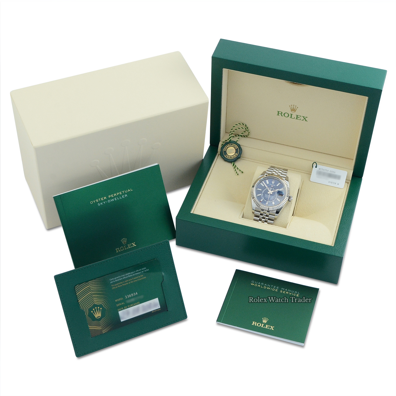 Box & papers Rolex Sky-Dweller 336934 | Unworn 2024 | Complete Set | Immediate Dispatch or Collection For Sale Available Purchase Buy Online with Part Exchange or Direct Sale Manchester North West England UK Great Britain Buy Today Free Next Day Delivery Warranty Luxury Watch Watches