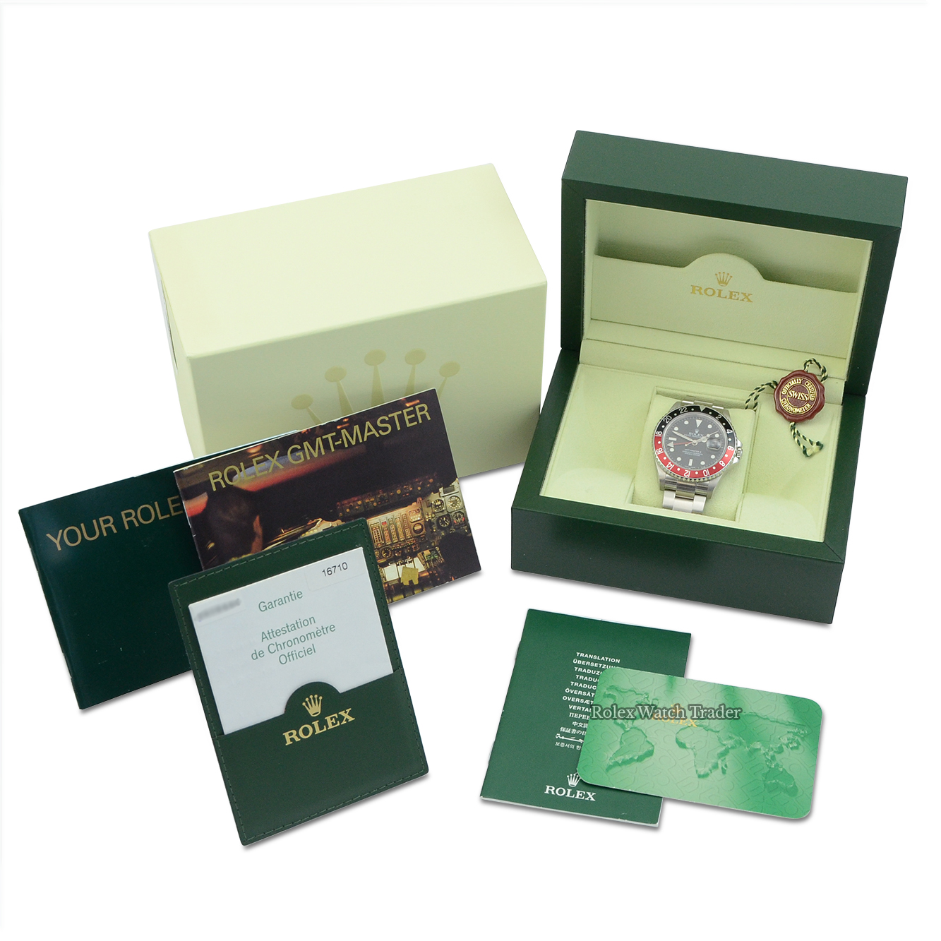 Box & papers Rolex GMT-Master II 16710 | "Coke" | 2006 Box and Papers | Immediate Dispatch or Collection For Sale Available Purchase Buy Online with Part Exchange or Direct Sale Manchester North West England UK Great Britain Buy Today Free Next Day Delivery Warranty Luxury Watch Watches