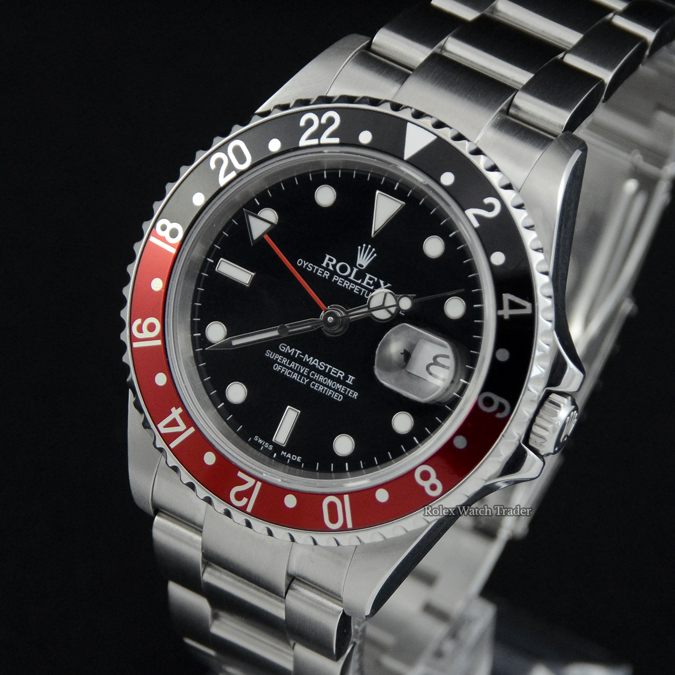 Rolex GMT-Master II 16710 | "Coke" | 2006 Box and Papers | Immediate Dispatch or Collection Rolex GMT-Master II 16710 | "Coke" | 2006 Box and Papers | Immediate Dispatch or Collection For Sale Available Purchase Buy Online with Part Exchange or Direct Sale Manchester North West England UK Great Britain Buy Today Free Next Day Delivery Warranty Luxury Watch Watches