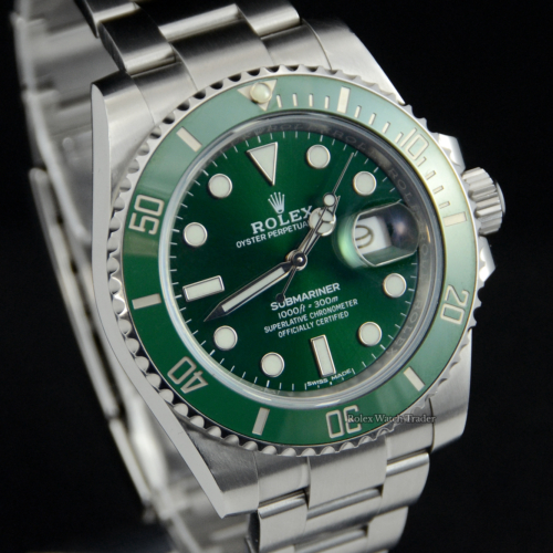 Rolex Submariner Date 2019 "HULK" | Immediate Dispatch or Collection For Sale Available Purchase Buy Online with Part Exchange or Direct Sale Manchester North West England UK Great Britain Buy Today Free Next Day Delivery Warranty Luxury Watch Watches