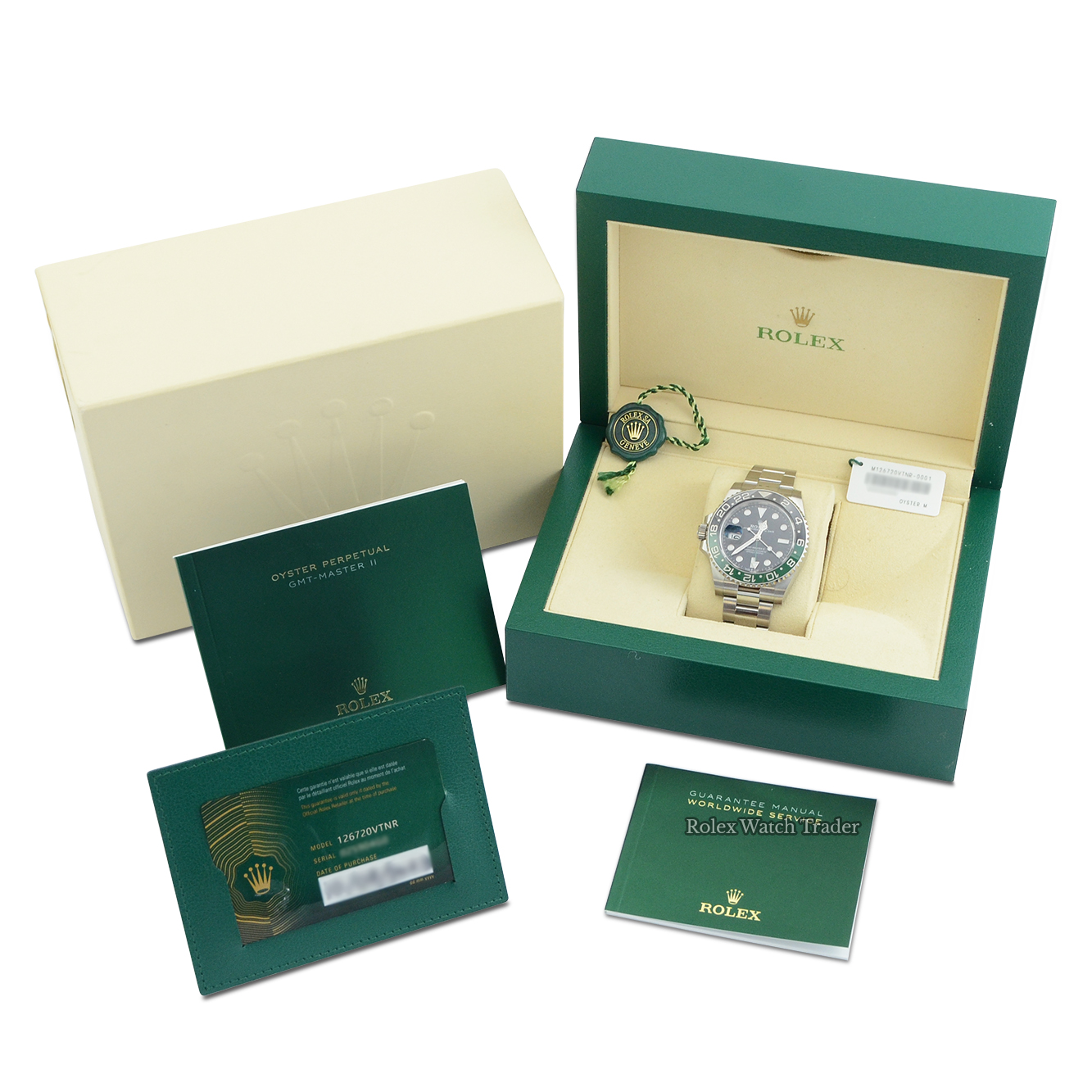 Box & papers Rolex GMT-Master II 126720VTNR | 2023 Full Set Oyster Strap | Immediate Dispatch or Collection For Sale Available Purchase Buy Online with Part Exchange or Direct Sale Manchester North West England UK Great Britain Buy Today Free Next Day Delivery Warranty Luxury Watch Watches