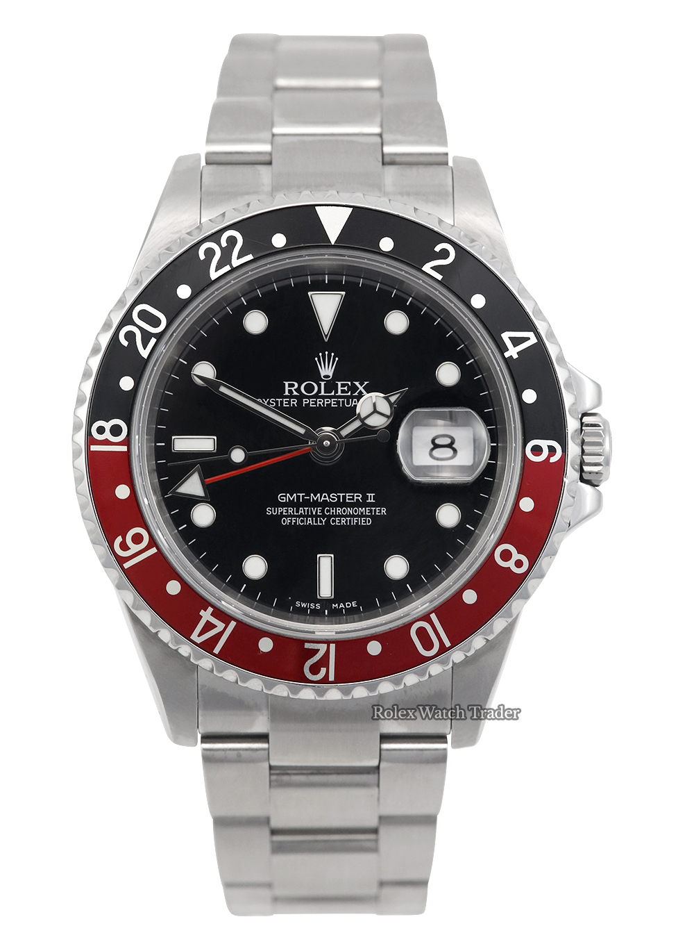 Rolex GMT-Master II 16710 | "Coke" | 2006 Box and Papers | Immediate Dispatch or Collection Rolex GMT-Master II 16710 | "Coke" | 2006 Box and Papers | Immediate Dispatch or Collection For Sale Available Purchase Buy Online with Part Exchange or Direct Sale Manchester North West England UK Great Britain Buy Today Free Next Day Delivery Warranty Luxury Watch Watches