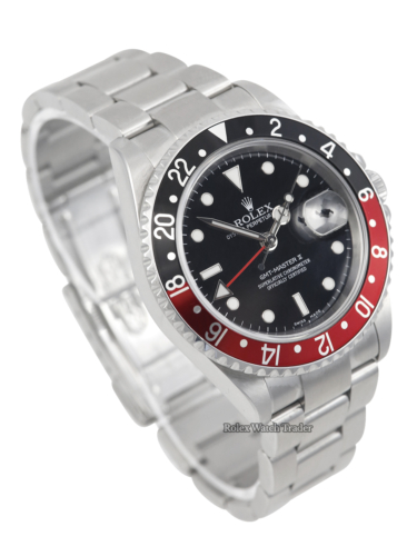 Rolex GMT-Master II 16710 | "Coke" | 2006 Box and Papers | Immediate Dispatch or Collection For Sale Available Purchase Buy Online with Part Exchange or Direct Sale Manchester North West England UK Great Britain Buy Today Free Next Day Delivery Warranty Luxury Watch Watches