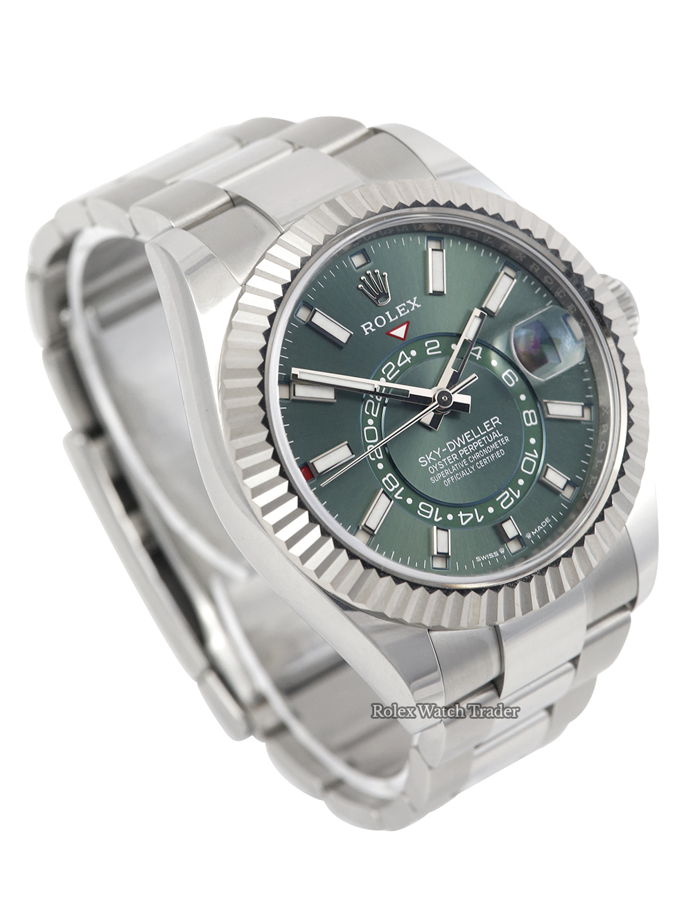 Rolex Sky-Dweller 336934 | Complete Set 2023 | Green Sky | Immediate Dispatch or Collection Rolex Sky-Dweller Certified 336934 | Complete Set 2023 | Green Sky | Immediate Dispatch or Collection For Sale Available Purchase Buy Online with Part Exchange or Direct Sale Manchester North West England UK Great Britain Buy Today Free Next Day Delivery Warranty Luxury Watch Watches