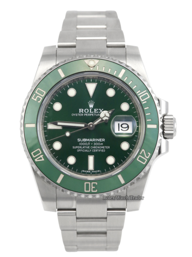 Rolex Submariner Date 2019 "HULK" | Immediate Dispatch or Collection For Sale Available Purchase Buy Online with Part Exchange or Direct Sale Manchester North West England UK Great Britain Buy Today Free Next Day Delivery Warranty Luxury Watch Watches