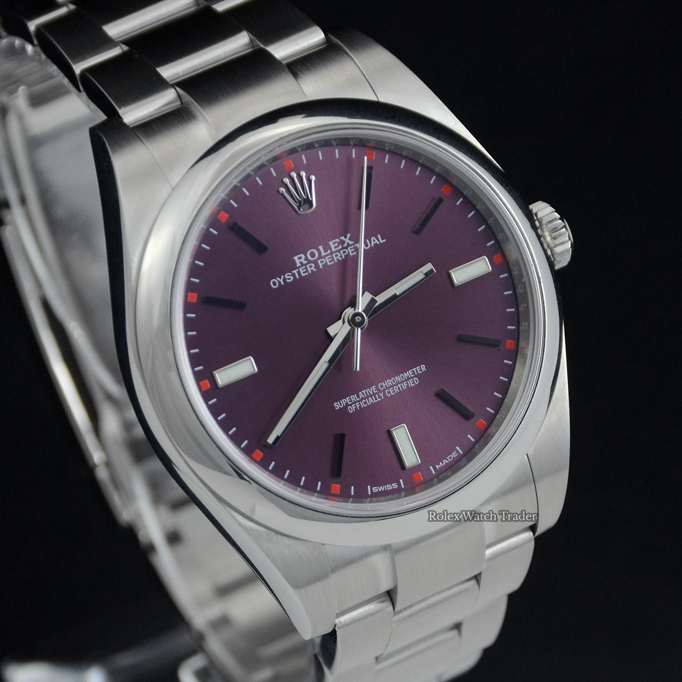 Rolex Oyster Perpetual 39 114300 Grape Dial | B&P 2018 | Immediate Dispatch or Collection Rolex Oyster Perpetual 39 114300 Grape Dial | B&P 2018 | Immediate Dispatch or Collection For Sale Available Purchase Buy Online with Part Exchange or Direct Sale Manchester North West England UK Great Britain Buy Today Free Next Day Delivery Warranty Luxury Watch Watches