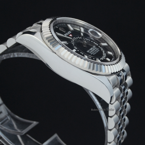 Rolex Sky-Dweller Black Dial Jubilee 336934 | Oct 24 Box and Papers | With AD Till Receipt For Sale Available Purchase Buy Online with Part Exchange or Direct Sale Manchester North West England UK Great Britain Buy Today Free Next Day Delivery Warranty Luxury Watch Watches