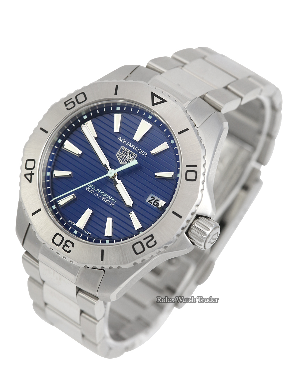 TAG Heuer Aquaracer Professional 200 Solargraph WBP1113.BA0000 TAG Heuer Aquaracer Professional 200 Solargraph WBP1113.BA0000 For Sale Available Purchase Buy Online with Part Exchange or Direct Sale Manchester North West England UK Great Britain Buy Today Free Next Day Delivery Warranty Luxury Watch Watches