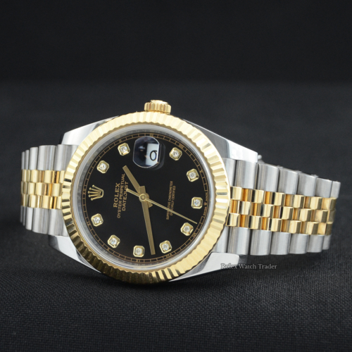 Rolex Datejust 41 126333 | Datejust 41 | Bi-Met Jubilee | Black Diamond Dot Dial | Complete Set For Sale Available Purchase Buy Online with Part Exchange or Direct Sale Manchester North West England UK Great Britain Buy Today Free Next Day Delivery Warranty Luxury Watch Watches