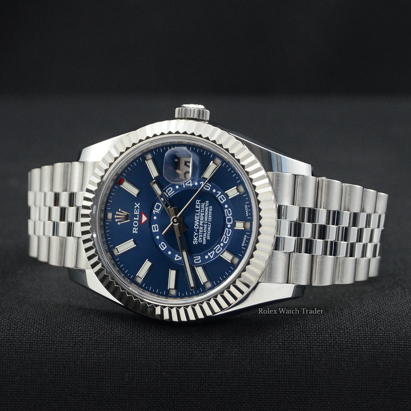 Rolex Sky-Dweller 326934 | Blue Dial | 2022 Full Set | Immediate Dispatch or Collection Rolex Sky-Dweller 326934 | Blue Dial | 2022 Full Set | Immediate Dispatch or Collection For Sale Available Purchase Buy Online with Part Exchange or Direct Sale Manchester North West England UK Great Britain Buy Today Free Next Day Delivery Warranty Luxury Watch Watches