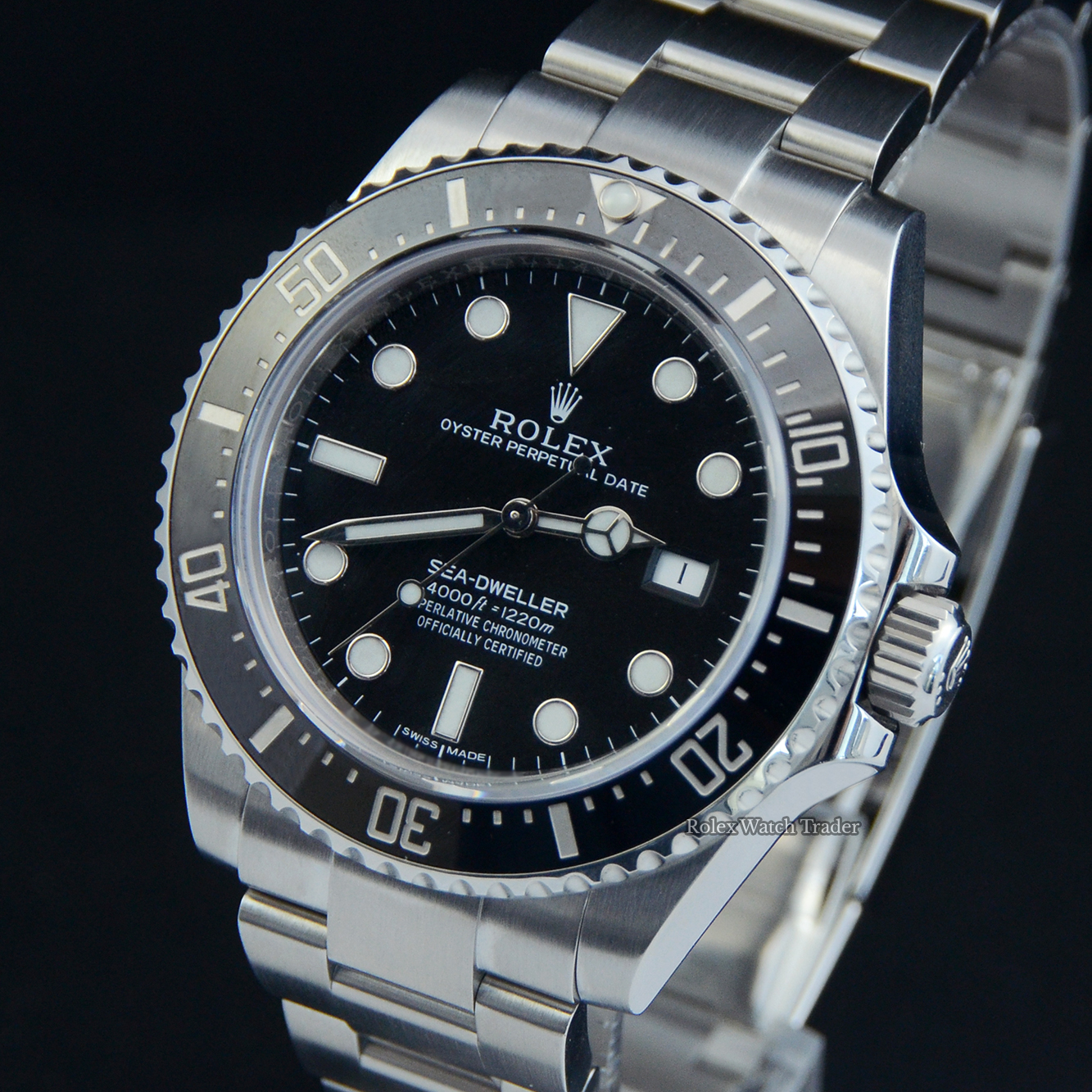 Rolex Sea-Dweller 4000  116600 | 2014 Box & Papers | One Owner From New | Immediate Dispatch Rolex Sea-Dweller 4000 116600 | 2014 Box & Papers | One Owner From New | Immediate Dispatch For Sale Available Purchase Buy Online with Part Exchange or Direct Sale Manchester North West England UK Great Britain Buy Today Free Next Day Delivery Warranty Luxury Watch Watches