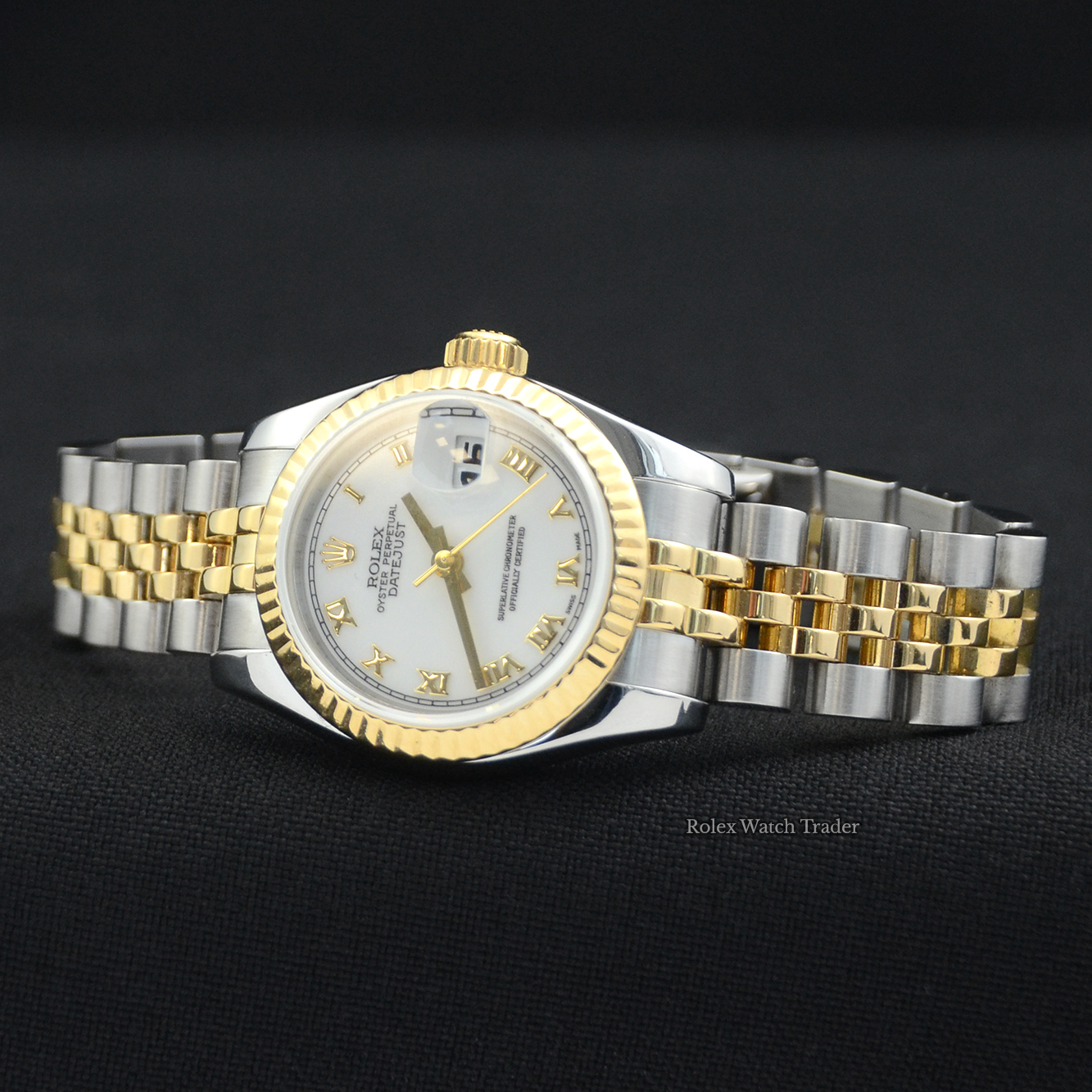 Rolex Lady-Datejust 179173 | Bi-Met White Roman Numeral Dial Rolex Lady-Datejust 179173 | Bi-Met White Roman Numeral Dial For Sale Available Purchase Buy Online with Part Exchange or Direct Sale Manchester North West England UK Great Britain Buy Today Free Next Day Delivery Warranty Luxury Watch Watches