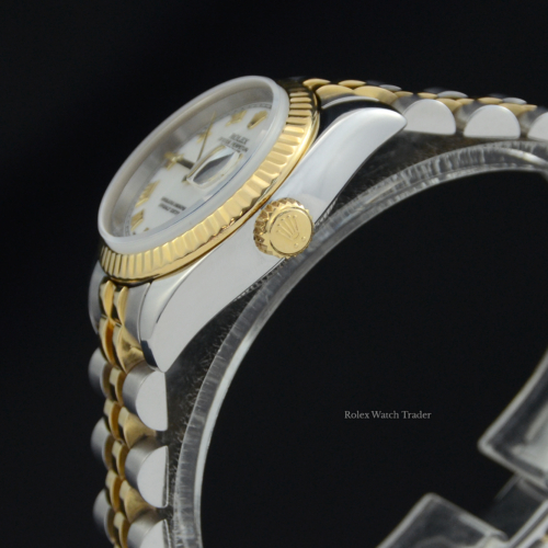 Rolex Lady-Datejust 179173 | Bi-Met White Roman Numeral Dial For Sale Available Purchase Buy Online with Part Exchange or Direct Sale Manchester North West England UK Great Britain Buy Today Free Next Day Delivery Warranty Luxury Watch Watches