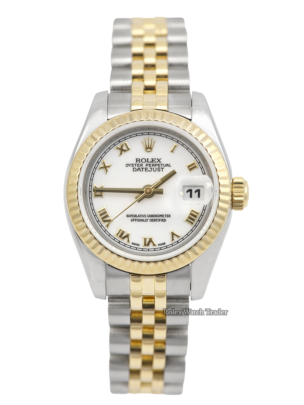 Rolex Lady-Datejust 179173 | Bi-Met White Roman Numeral Dial Rolex Lady-Datejust 179173 | Bi-Met White Roman Numeral Dial For Sale Available Purchase Buy Online with Part Exchange or Direct Sale Manchester North West England UK Great Britain Buy Today Free Next Day Delivery Warranty Luxury Watch Watches