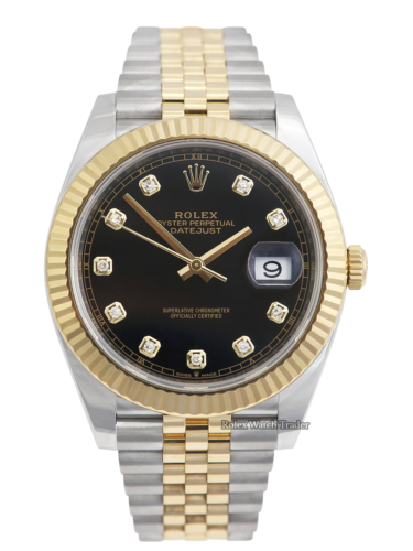 Rolex Datejust 41 126333 | Datejust 41 | Bi-Met Jubilee | Black Diamond Dot Dial | Complete Set For Sale Available Purchase Buy Online with Part Exchange or Direct Sale Manchester North West England UK Great Britain Buy Today Free Next Day Delivery Warranty Luxury Watch Watches