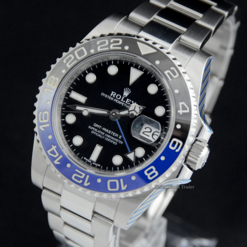 Rolex GMT-Master II "Batman" | Complete Set 2016 | Serviced by Rolex Unworn Since For Sale Available Purchase Buy Online with Part Exchange or Direct Sale Manchester North West England UK Great Britain Buy Today Free Next Day Delivery Warranty Luxury Watch Watches