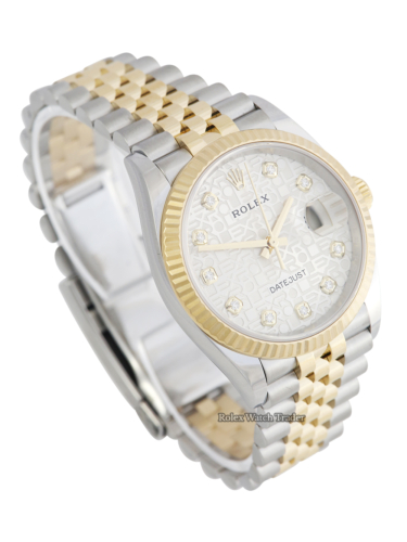 Rolex Datejust 36 126233 | Silver Jubilee Dial | Complete Set For Sale Available Purchase Buy Online with Part Exchange or Direct Sale Manchester North West England UK Great Britain Buy Today Free Next Day Delivery Warranty Luxury Watch Watches