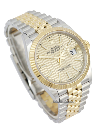 Rolex Datejust 36 Champagne Motif Dial | Full Set 2023 | Immediate Dispatch or Collection