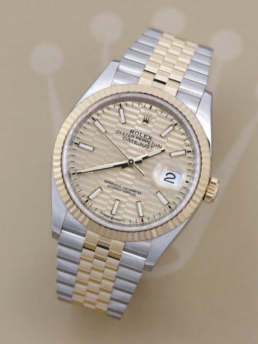 Rolex Datejust 36 Champagne Motif Dial | Full Set 2023 | Immediate Dispatch or Collection