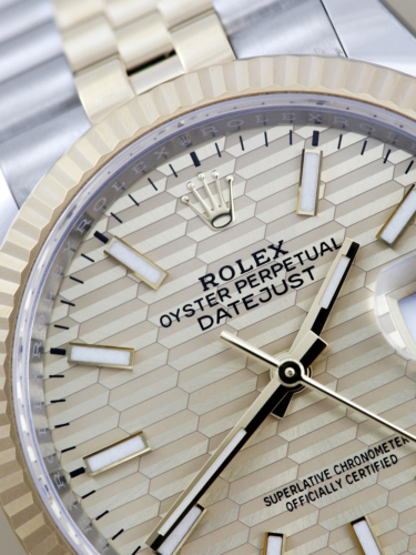 Rolex Datejust 36 Champagne Motif Dial | Full Set 2023 | Immediate Dispatch or Collection