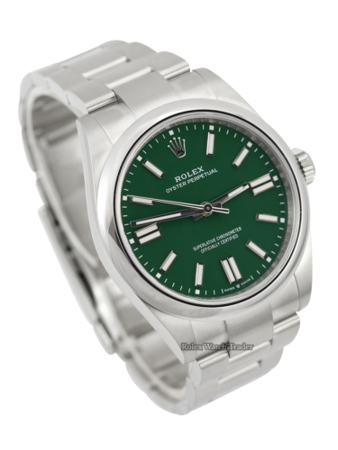 Rolex Oyster Perpetual 41 Green Dial | UK Aug 2025 Full Set