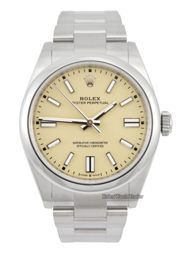 Rolex Oyster Perpetual 41 134300 Beige Dial | Unworn 2025 | Full Set
