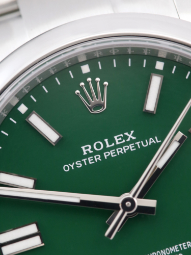 Rolex Oyster Perpetual 41 Green Dial | UK Aug 2025 Full Set
