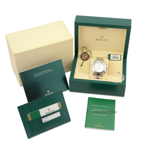 Rolex Daytona 116520 | "APH" white dial | all factory stickers untampered | true unworn 06/15 UK full set