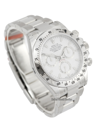 Rolex Daytona 116520 | "APH" white dial | all factory stickers untampered | true unworn 06/15 UK full set